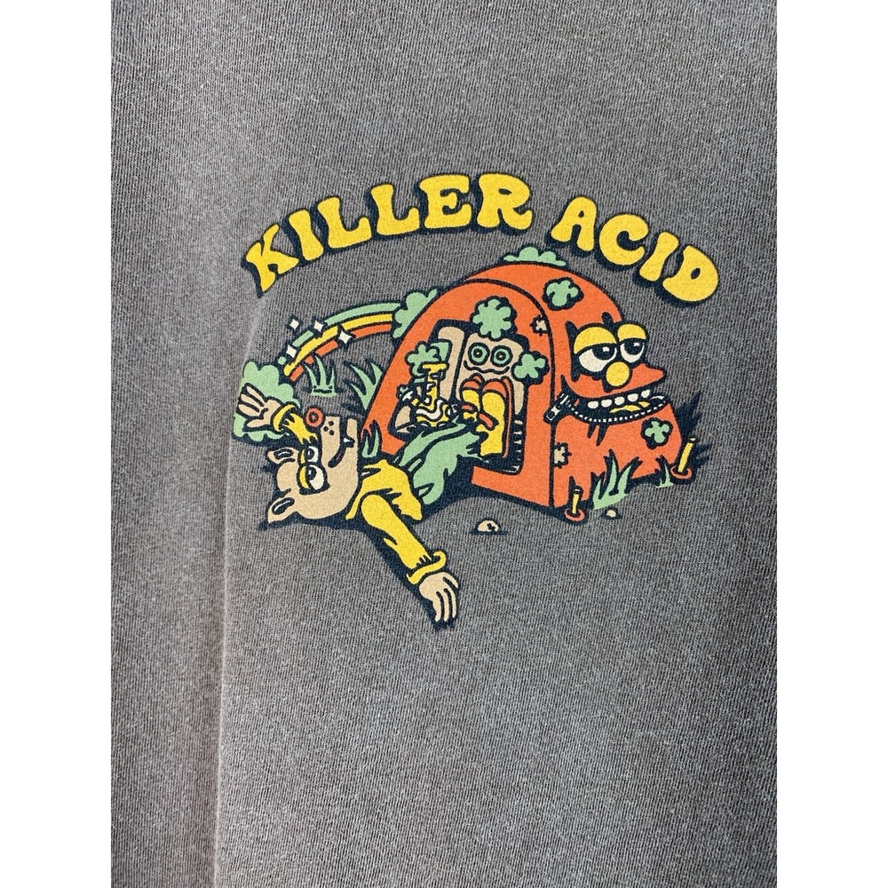 Killer Acid Cali M Brown Colorful "It's All Good in the Woods" Graphic T-Shirt
